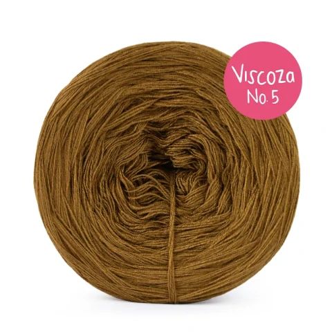 Włóczka KOKONKI Visco no. 5 - miód gryczany / 5 nitek / 400 m / 125 g - GOTOWY