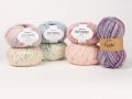 Włóczka Drops Baby Merino 106 / krem confetti / print
