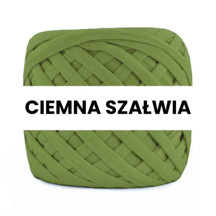T-shirt Yarn Premium Sznurex / ciemna szałwia