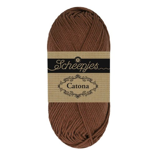 Włóczka Scheepjes Catona 109 / 10 g - kakao