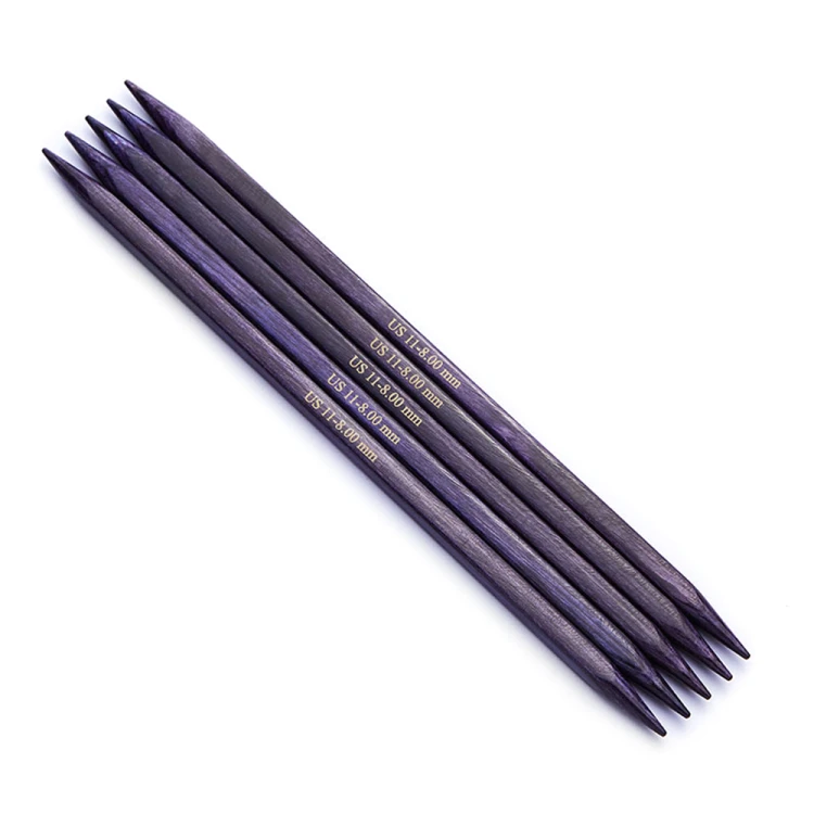 Druty do skarpet KnitPro Jadore - drewniane
