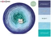 Zestaw na sweter/kardigan Nathalie od Kotek i motek 07 / Kokonki Nature / Atrament/denim/błękit/aqua/szmaragd + wzór PDF