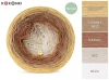 Zestaw na sweter/kardigan Nathalie od Kotek i motek 10 / Kokonki Nature / Biszkopt/ciemny beż/kakao/beż/beza + wzór PDF