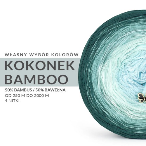 KOKONEK Bamboo - własny wybór kolorów