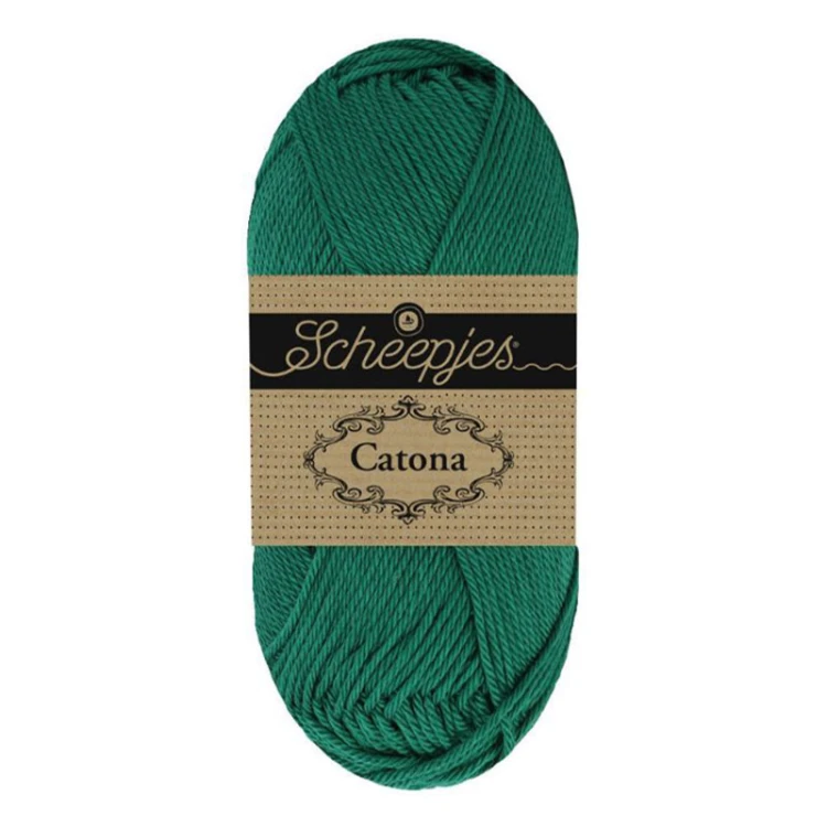 Włóczka Scheepjes Catona 098 / 10 g - butelkowa zieleń