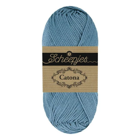Włóczka Scheepjes Catona 092 / 25 g - stalowoniebieski