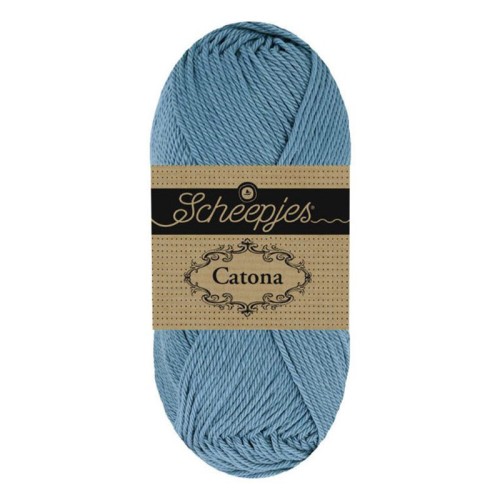 Włóczka Scheepjes Catona 092 / 25 g - stalowoniebieski