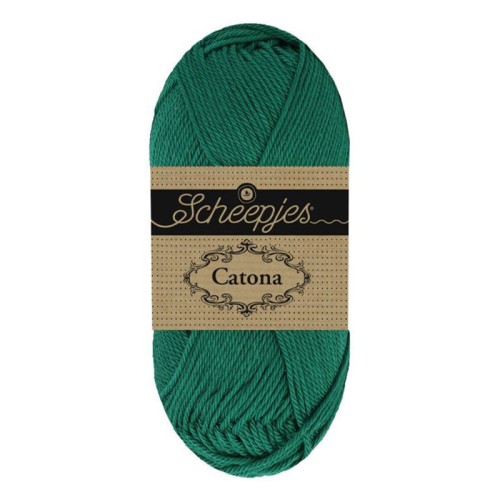 Włóczka Scheepjes Catona 098 / 25 g - butelkowa zieleń