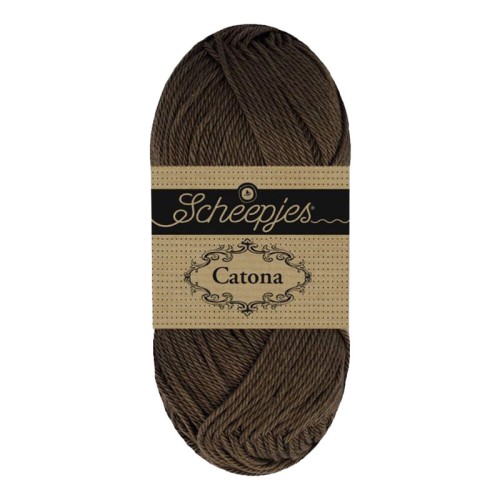 Włóczka Scheepjes Catona 111 / 25 g - ziarna kawy