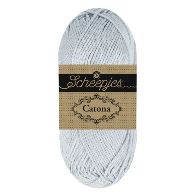 Włóczka Scheepjes Catona 076 / 50 g - szary kamień