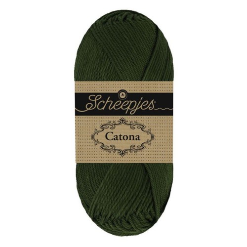 Włóczka Scheepjes Catona 096 / 50 g - leśny