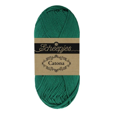 Włóczka Scheepjes Catona 098 / 50 g - butelkowa zieleń