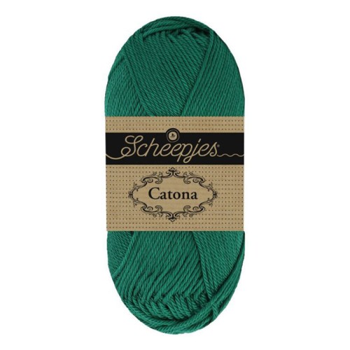 Włóczka Scheepjes Catona 098 / 50 g - butelkowa zieleń