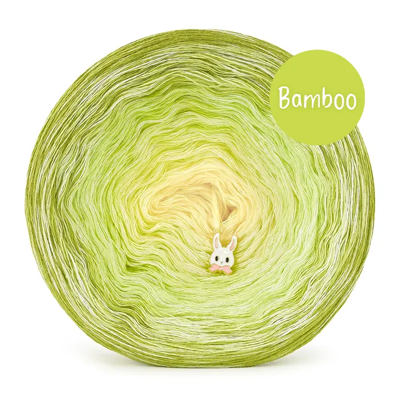 KOKONEK Bamboo Rare BB148 Awokado/wasabi/masełkowy + biel / 3n+1 / 1200 m / 240 g - GOTOWY