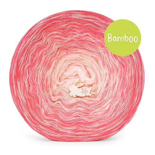 KOKONEK Bamboo Rare BB147 Arbuz/morela/łososiowy + migdał / 3n+1 / 1200 m / 240 g - GOTOWY