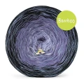 KOKONEK Bamboo Rare BB151 Czerń/blady fiolet/lawenda + denim / 3n+1 / 1200 m / 240 g - GOTOWY