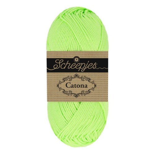 Włóczka Scheepjes Catona 107 / 50 g - rześka limonka