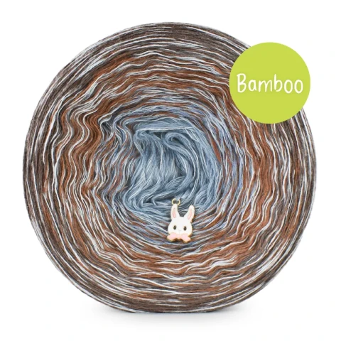 KOKONEK_Bamboo Rare BB154 Kakao/toffi/denim + chmurka / 3n+1 / 1200 m / 240 g - GOTOWY 