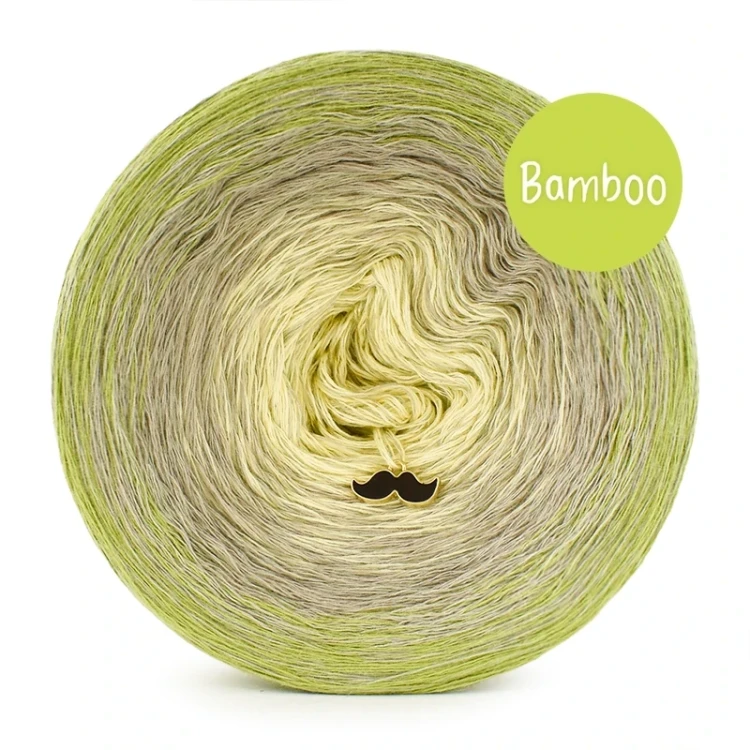 KOKONEK Bamboo Rare BB155 Awokado/popielaty/masełkowy + zgaszona oliwka / 3n+1 / 1200 m / 240 g - GOTOWY