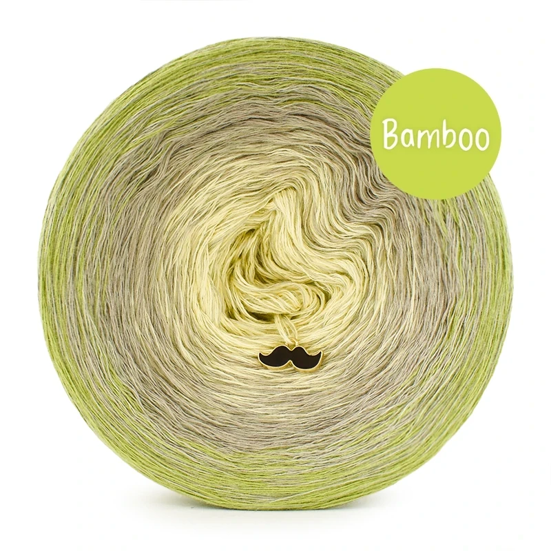 KOKONEK Bamboo Rare BB155 Awokado/popielaty/masełkowy + zgaszona oliwka / 3n+1 / 1200 m / 240 g - GOTOWY