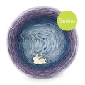 KOKONEK Bamboo BB136 Lawenda/blady fiolet/ciemny niebieski/denim/chmurka / 4 nitki / 1200 m / 240 g - GOTOWY