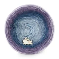 KOKONEK Bamboo BB136 Lawenda/blady fiolet/ciemny niebieski/denim/chmurka / 4 nitki / 1200 m / 240 g - GOTOWY