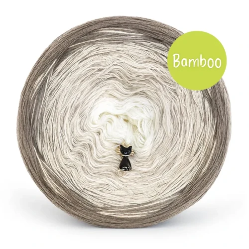 KOKONEK Bamboo BB77 - Kakao/popielaty/migdał / 4 nitki / 1200 m / 240 g - GOTOWY