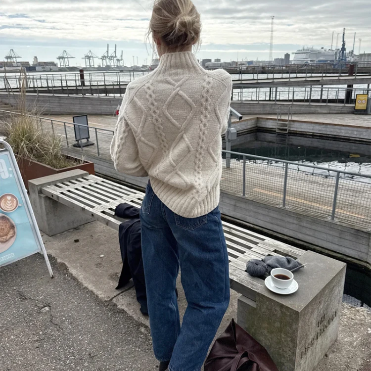 Wzór PetiteKnit / Saga Sweater - w języku angielskim + tłumaczenie PL
