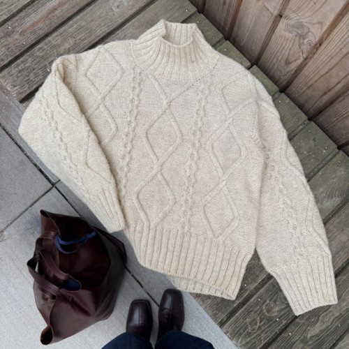 Wzór PetiteKnit / Saga Sweater - w języku angielskim + tłumaczenie PL