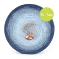 KOKONEK Bamboo BB68 - Ciemny niebieski/denim/chmurka/jasny szary / 4 nitki / 1200 m / 240 g - GOTOWY