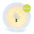 KOKONEK Bamboo BB73 - Chmurka/łososiowy/masełkowy/migdał / 4 nitki / 1200 m / 240 g - GOTOWY