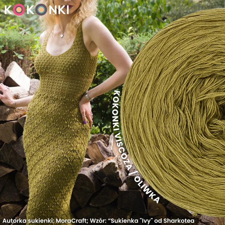 KOKONEK Viscoza - oliwka