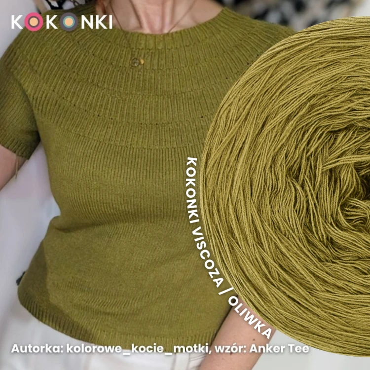 KOKONEK Viscoza - oliwka