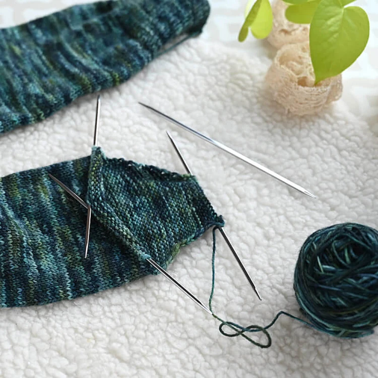 Druty do skarpet KnitPro Nova Cubics - metalowe