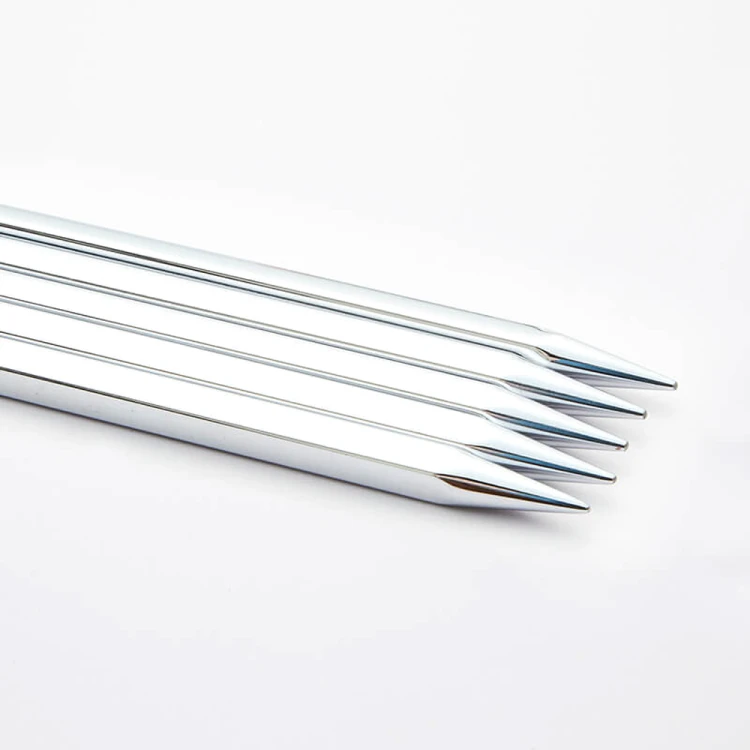 Druty do skarpet KnitPro Nova Cubics - metalowe