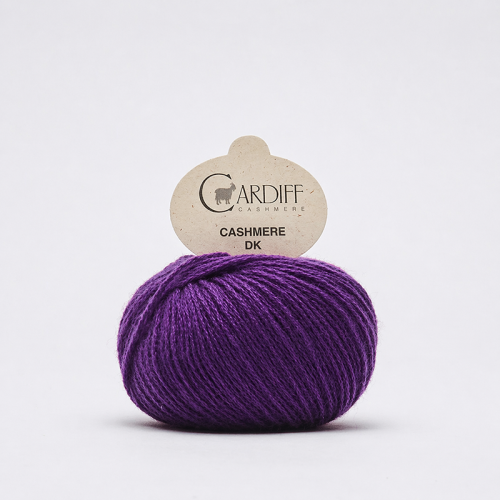 Włóczka Cardiff Cashmere DK 743 / porpora / fiolet
