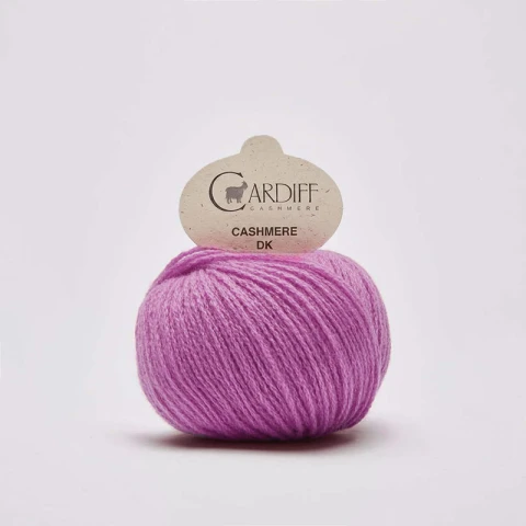 Włóczka Cardiff Cashmere DK 735 / alaia / wrzos