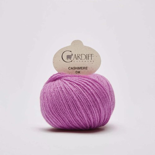 Włóczka Cardiff Cashmere DK 735 / alaia / wrzos