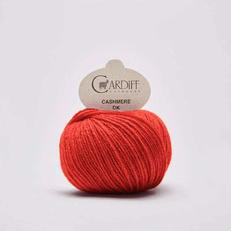 Włóczka Cardiff Cashmere DK 517 / hermes / mak
