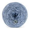 KOKONEK Nature Melanż GLOW NG20 - Szaroniebieski/denim/błękit + cekiny błękit