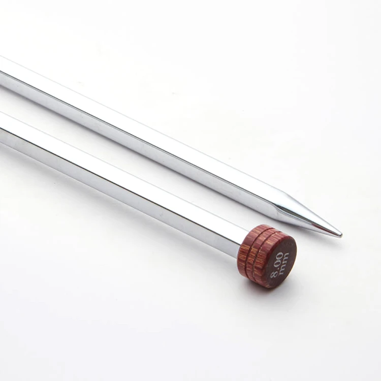 Druty proste KnitPro Nova Cubics - metalowe