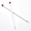 Druty proste KnitPro Nova Cubics - metalowe