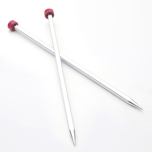 Druty proste KnitPro Nova Cubics - metalowe