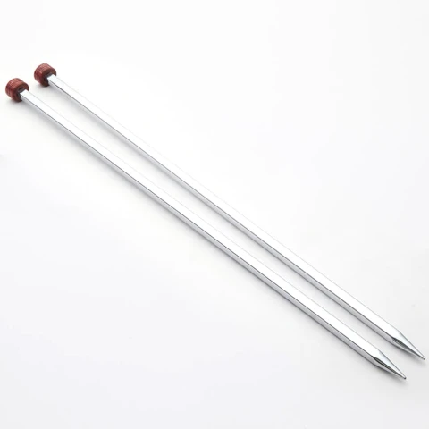 Druty proste KnitPro Nova Cubics - metalowe