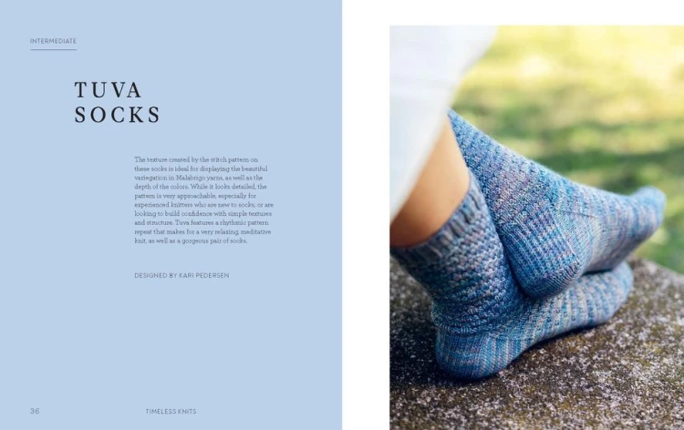 Książka Timeless Knits / Malabrigo - w języku angielskim