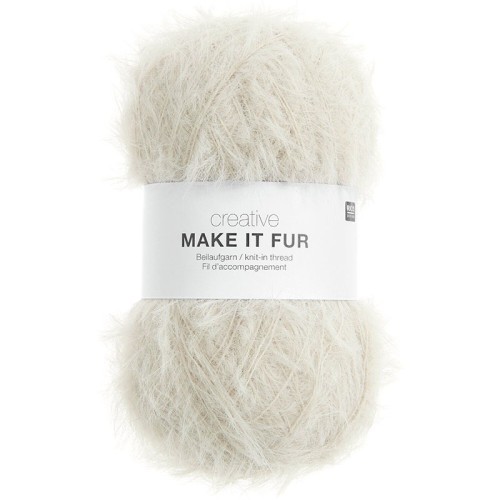 Włóczka Rico Design Creative Make It Fur 003 / pudrowy