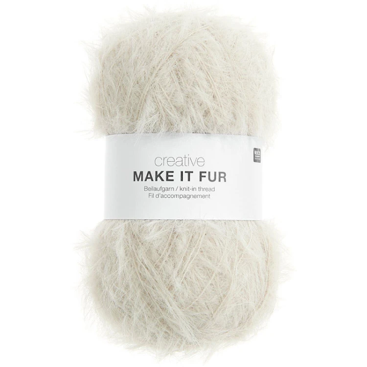 Włóczka Rico Design Creative Make It Fur 003 / pudrowy