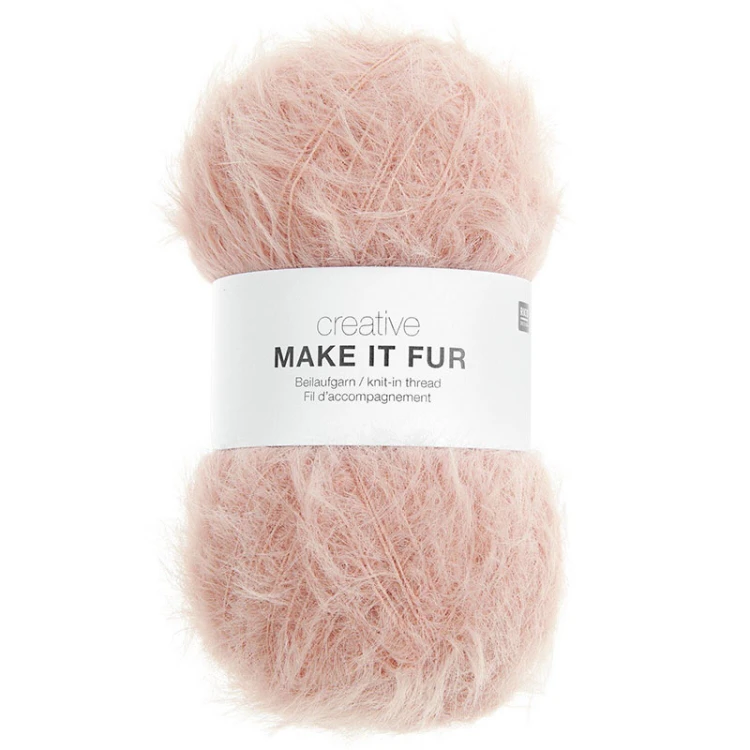 Włóczka Rico Design Creative Make It Fur 004 / morela