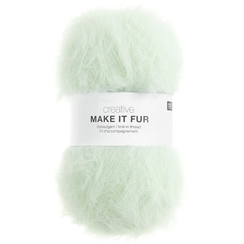 Włóczka Rico Design Creative Make It Fur 005 / jasna mięta