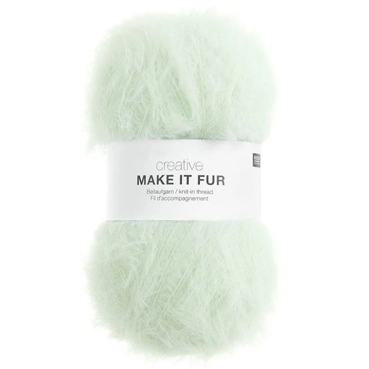 Włóczka Rico Design Creative Make It Fur 005 / jasna mięta